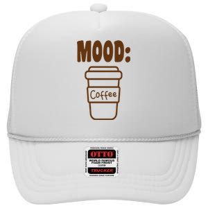 Mood Coffee Lover High Crown Mesh Back Trucker Hat