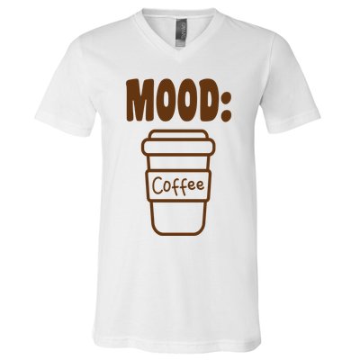 Mood Coffee Lover V-Neck T-Shirt