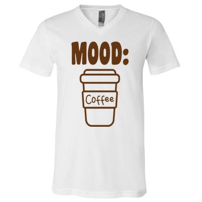 Mood Coffee Lover V-Neck T-Shirt