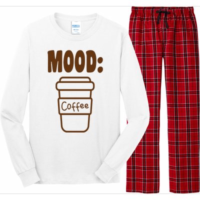 Mood Coffee Lover Long Sleeve Pajama Set