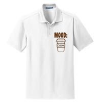 Mood Coffee Lover Dry Zone Grid Polo