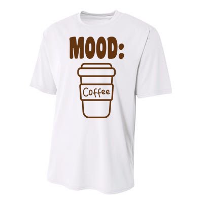 Mood Coffee Lover Performance Sprint T-Shirt