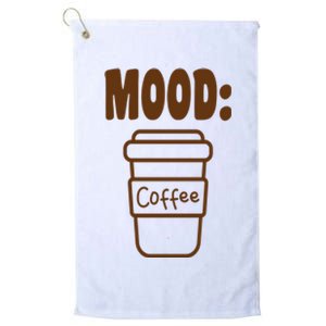 Mood Coffee Lover Platinum Collection Golf Towel