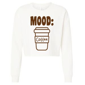 Mood Coffee Lover Cropped Pullover Crew