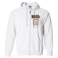 Mood Coffee Lover Full Zip Hoodie