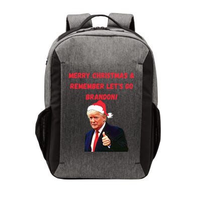 Merry Christmas Let's Go Brandon Trump Vector Backpack