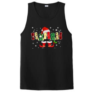 Mamaw Christmas Leopard Plaid Santa Costume Funny Family Gift PosiCharge Competitor Tank