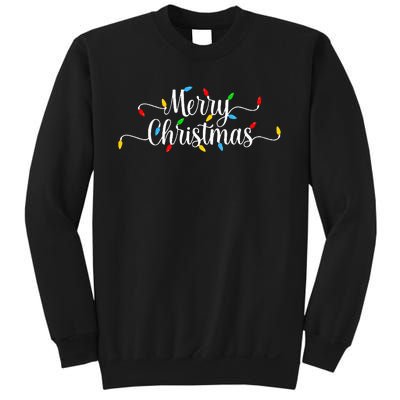 Merry Christmas Lights  Sweatshirt