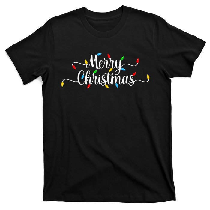 Merry Christmas Lights  T-Shirt