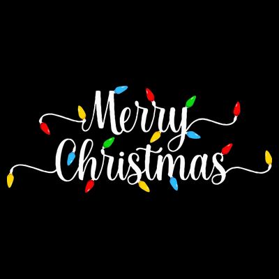 Merry Christmas Lights  T-Shirt