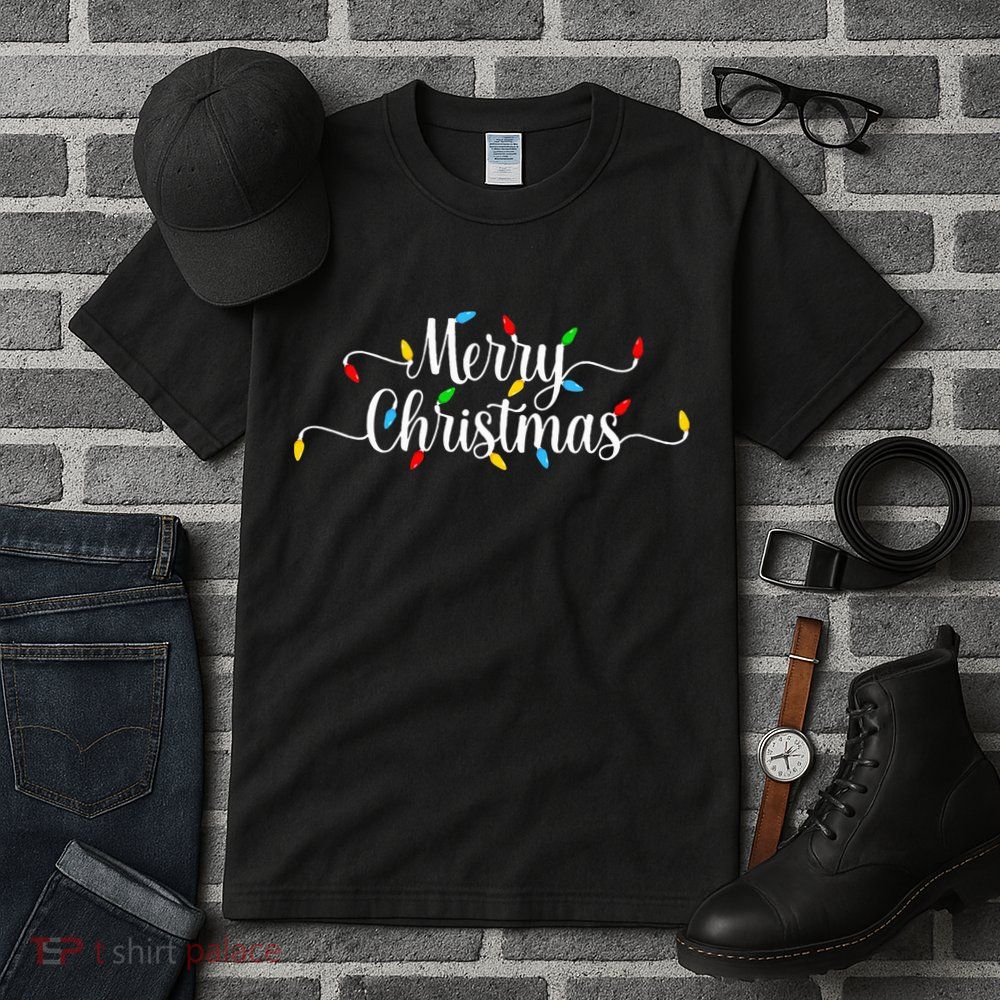 Merry Christmas Lights  Tall T-Shirt