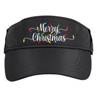 Merry Christmas Lights  Adult Drive Performance Visor