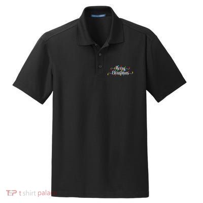 Merry Christmas Lights  Dry Zone Grid Polo
