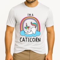Magical Cat Lover Unicorn Rainbow Design Performance Shirt
