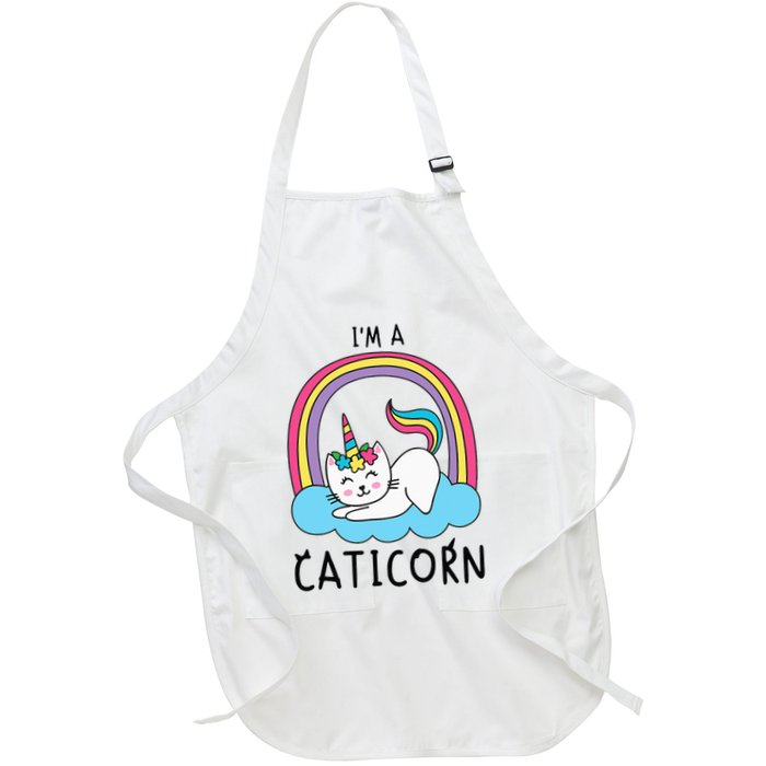 Magical Cat Lover Unicorn Rainbow Design Apron