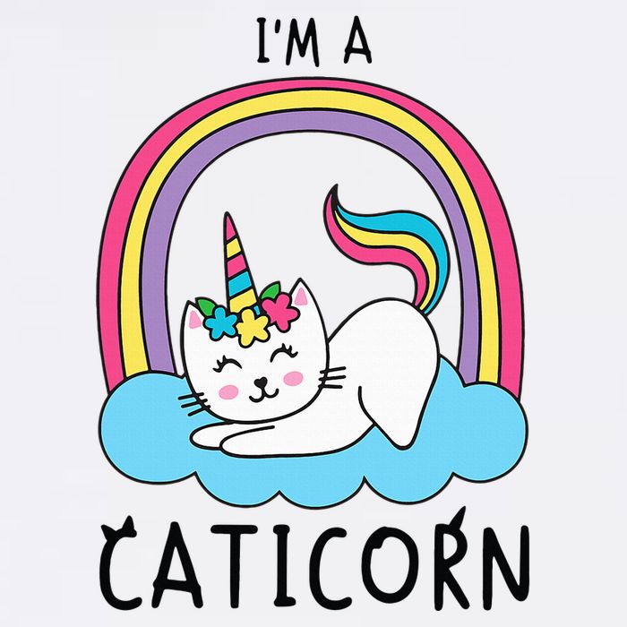 Magical Cat Lover Unicorn Rainbow Design Golf Towel