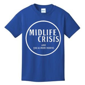 Midlife Crisis Logo 3 Kids T-Shirt