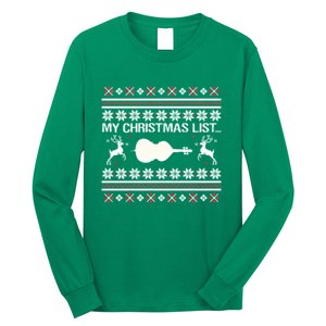 My Christmas List... Cello Long Sleeve Shirt