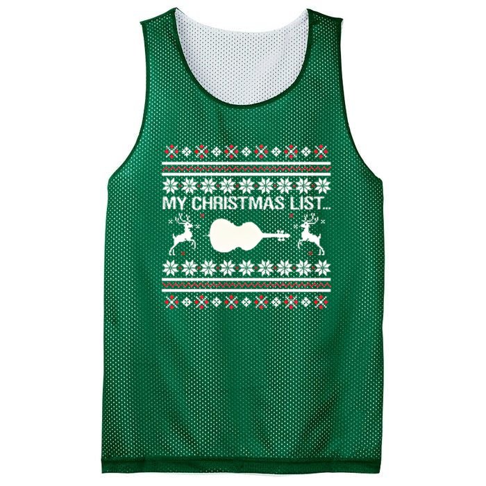 My Christmas List... Cello Mesh Reversible Basketball Jersey Tank