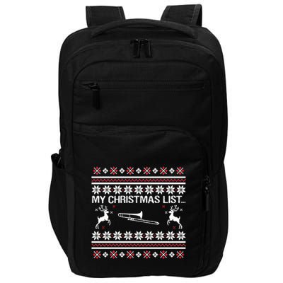 My Chrismas List Ugly Impact Tech Backpack