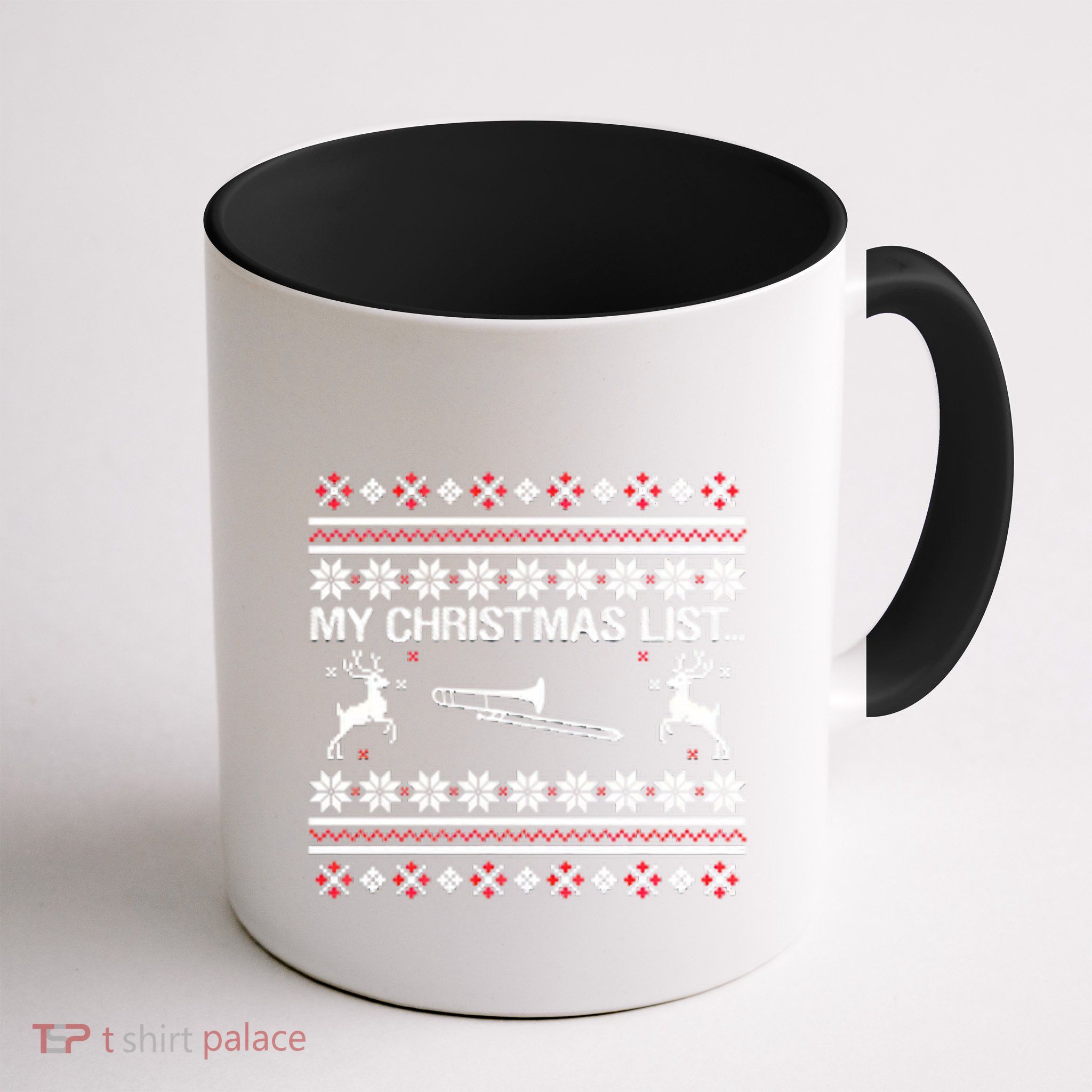 My Chrismas List Ugly Mug