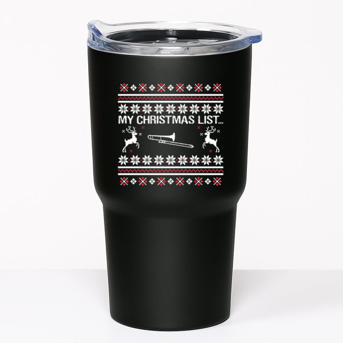 My Chrismas List Ugly Tumbler