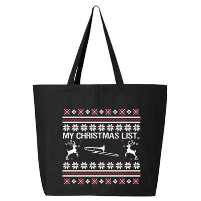 My Chrismas List Ugly 25L Jumbo Tote