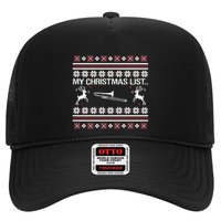 My Chrismas List Ugly Trucker Hat