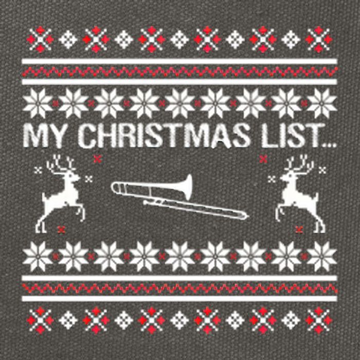 My Chrismas List Ugly Cotton Canvas Backpack