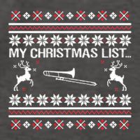 My Chrismas List Ugly Vector Backpack