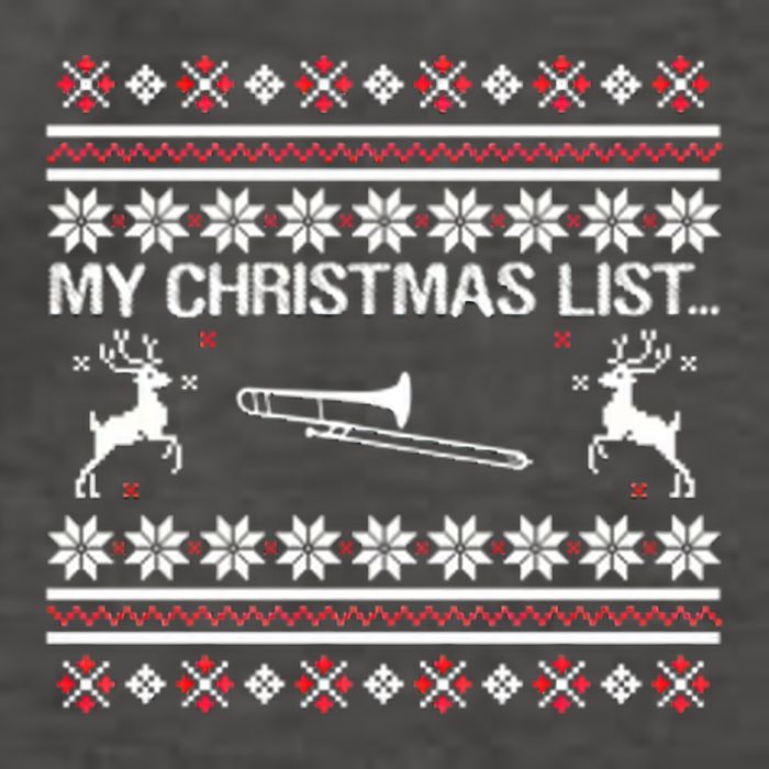 My Chrismas List Ugly Vector Backpack
