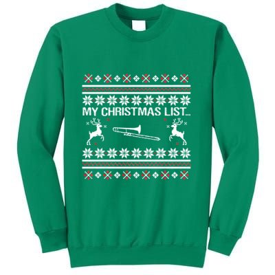 My Chrismas List Ugly Sweatshirt
