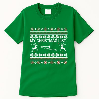 My Chrismas List Ugly Tall T-Shirt