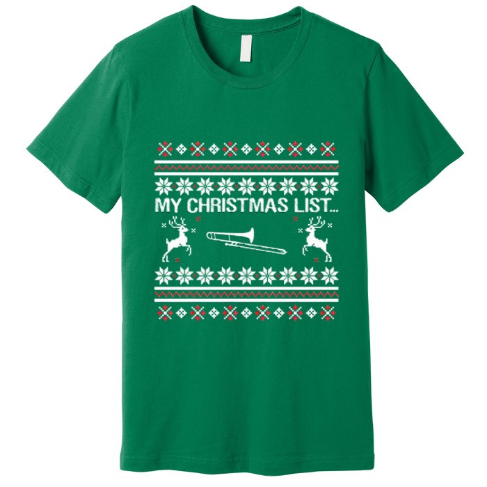 My Chrismas List Ugly Premium T-Shirt