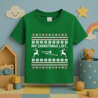 My Chrismas List Ugly Toddler T-Shirt