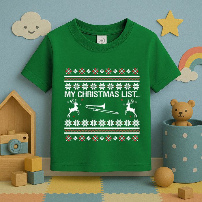 My Chrismas List Ugly Toddler T-Shirt
