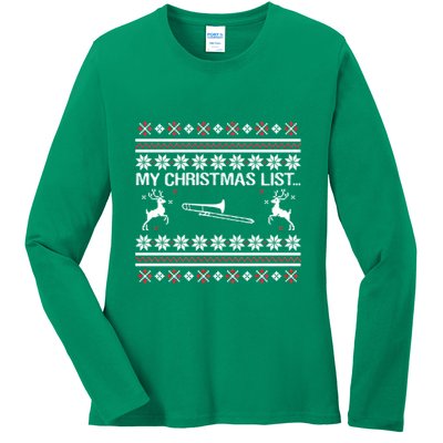 My Chrismas List Ugly Ladies Long Sleeve Shirt