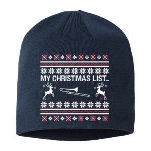 My Chrismas List Ugly Sustainable Beanie