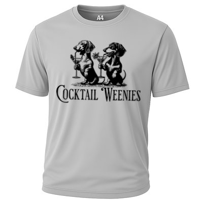 Martini Cocktail Lover Dachshund Cocktail Weenies Dachshund Performance Shirt