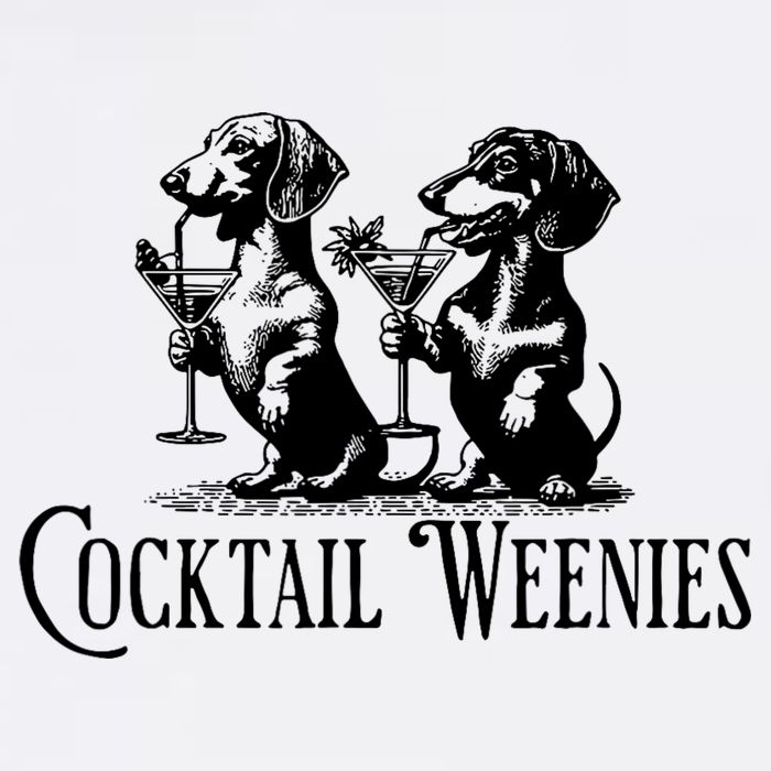 Martini Cocktail Lover Dachshund Cocktail Weenies Dachshund Doggie Tank