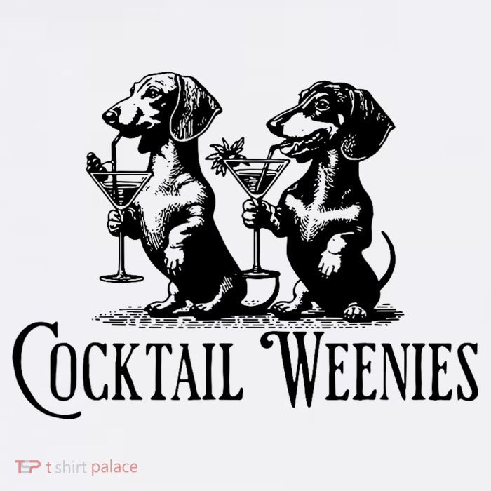 Martini Cocktail Lover Dachshund Cocktail Weenies Dachshund Tank Top