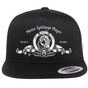 Mgm Classic Lion Flat Bill Trucker Hat