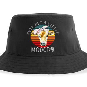 Moody Cow Lovers Farm Clothes Cow Sustainable Bucket Hat