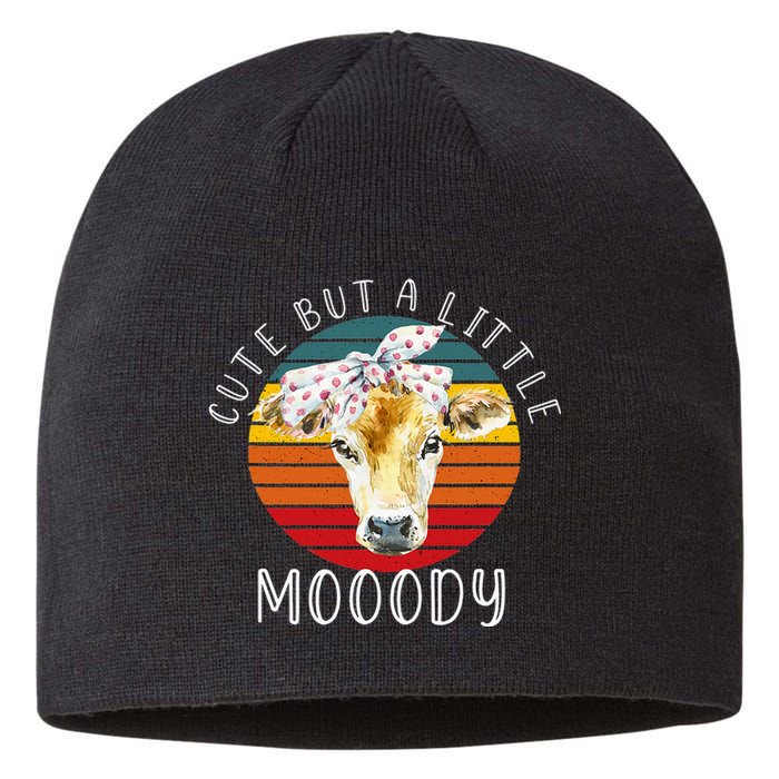 Moody Cow Lovers Farm Clothes Cow Sustainable Beanie