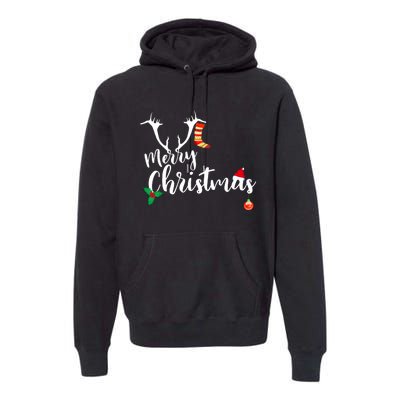 Merry Christmas Long Sleeve Premium Hoodie