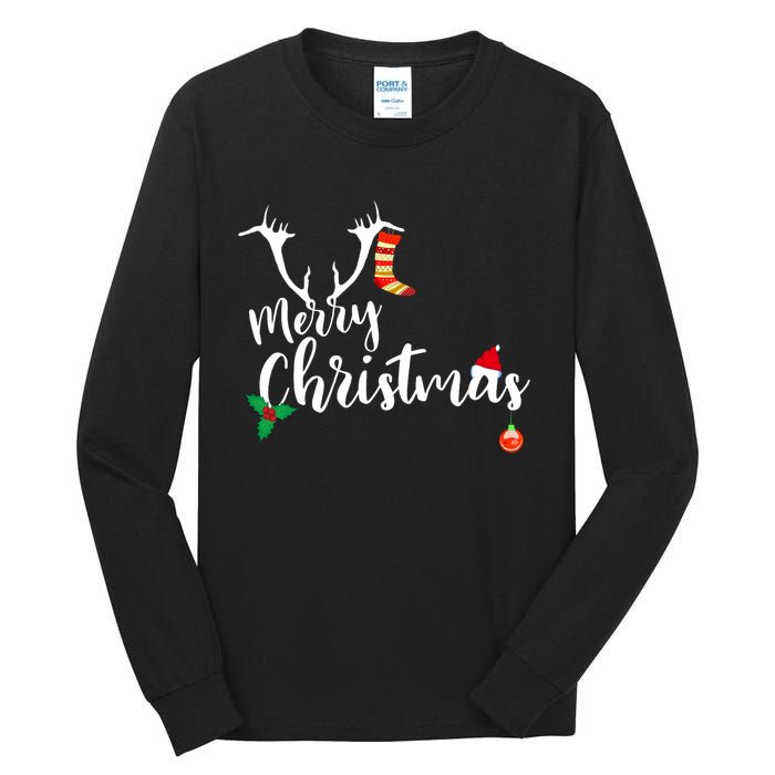 Merry Christmas Long Sleeve Tall Long Sleeve T-Shirt