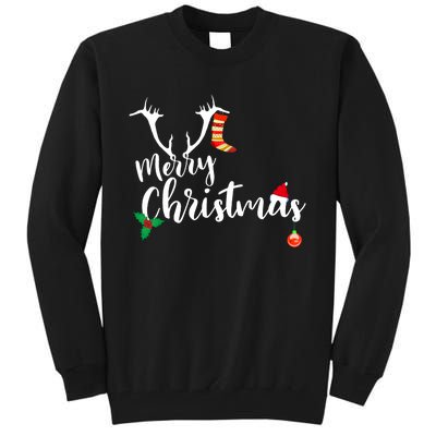 Merry Christmas Long Sleeve Tall Sweatshirt