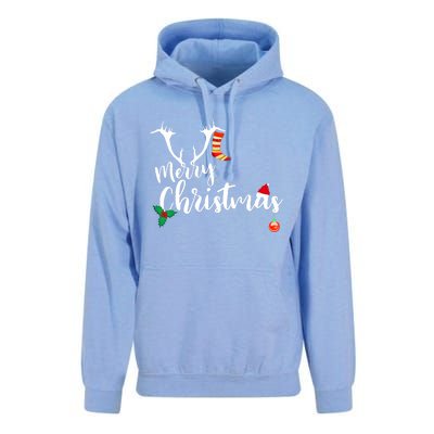 Merry Christmas Long Sleeve Unisex Surf Hoodie