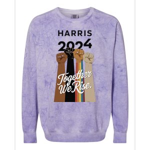 Multi Culture Lgbt Kamala Harris 2024 Colorblast Crewneck Sweatshirt