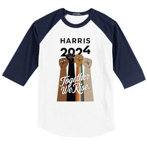 Multi Culture Lgbt Kamala Harris 2024 Baseball Sleeve Shirt